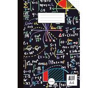 Maths Exercise Book - Squared A4: 5mm Grid Paper Notebook for Students and Professionals