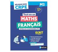 Maths Français Tout-en-un M2: Epreuve d'admissibilité Ecrit