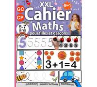Maths GS CP: Apprendre les Chiffres, Addition, Soustraction, Multiplication, Formes et Mesures avec Jeux et Activités Amusantes