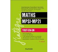 Maths MPSI-MP2I: Tout-en-un