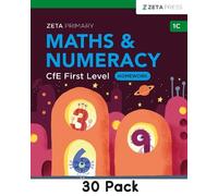 Maths & Numeracy CfE First Level Homework 1C (30 pack): Write-on (ZETA PRIMARY)