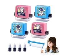 Maths Roller Stamp,Math Stamp Roller,Rollers Digital Stamps,Addition Subtraction Multiplication Division Math Learning Stampses,Math Practice for Preschool & Classroom (MIX*4)