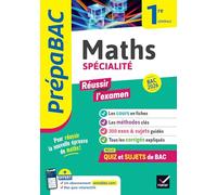 Maths spécialité 1re générale