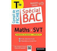 Maths + SVT Tle: Tout le programme des 2 spécialités en 119 fiches visuelles