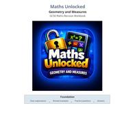 Maths Unlocked: Foundation GCSE Maths: Geometry and Measures (Maths Unlocked: Foundation GCSE Maths Workbooks)