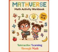 MATHVERSE: Math Activity Workbook: Interactive Learning Through Math | Fun Number Tracing, Counting Games, Basic Addition, Subtraction, and Shapes for Preschool and Kindergarten | Kids Ages 4-6