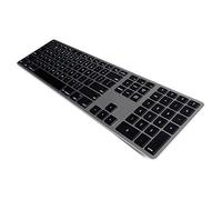 Matias Backlit - Teclado inalámbrico (aluminio), color gris