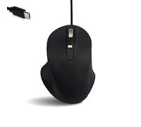 Matias Ratón USB-C PBT con Cable Negro