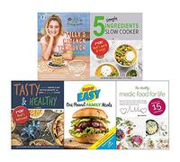 Matilda And The Ramsay Bunch [Hardcover], 5 Simple Ingredients Slow Cooker, Tasty And Healthy, One Pound Family Meals, Healthy Medic Food For Life 5 Books Collection Set