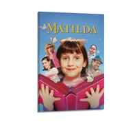 Matilda Movie Fan Art Poster Lienzo Impresión en Lienzo Salón Hogar Arte Estético Pintura Colgante, Regalo Nuevo Hogar Decoración Moderna de la Habitación08 x 12 pulgadas (20 x 30 cm)
