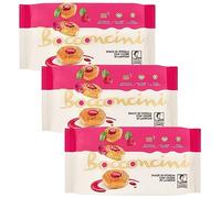 MATILDE VICENZI Bocconcini - Galletas de mantequilla con crema de frambuesa 90g (Bocconcini, x3)