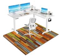 Matín de Silla de Oficina para Alfombra: Gaming y Escritorio Silla Protector de Piso fácil de Deslizamiento para sillas rodantes alfombras de Pila Baja/Mediana 140 x 160 cm y no Deslizamiento FANDIAO