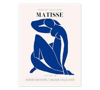 Matisse - Père du Fauvisme IV Póster de Henri Matisse 50 x 70 cm Azul Cuadros Decoración para la pared