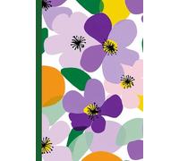 Matisse-style illustration of purple and green flowers: Work Notebook, Funny Office Gift for Women, Coworker, Boss, Secret Santa Gag Gift (Blank Lined Journal)