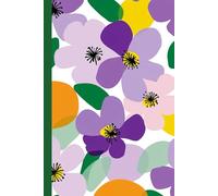 Matisse-style illustration of purple and green flowers: Work Notebook, Funny Office Gift for Women, Coworker, Boss, Secret Santa Gag Gift (Blank Lined Journal)