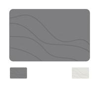 Matmend Bath Mat, Matmend Bath Mats Stone, Water Absorbing Rug Outside Shower,Fast Drying Bathroom Mat, Suitable For Bedrooms, Living Rooms, Doorways, Keeping Dry And Hygienic (grey,50*80cm)