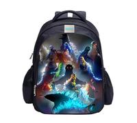 MATMO Monster Dinosaur - Juego de mochila para niños, bolsa de hombro, estuche para lápices (mochila 25-1)