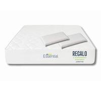 Matnature | Essential | Colchón Viscoelástico | Núcleo HR (High Resilience) | Compactado | Reversible Verano-Invierno | Altura 24 cm | Regalo 2 Almohadas Viscomat (160 x 200 cm)