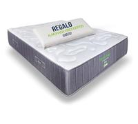 Matnature Naturfresh 80 x 180 - Colchón Viscoelástico con Muelles Ensacados | Altura 22 cm | Máximo Confort | Transpirable, Antiácaros, Ergonómico, Firmeza Media-Alta | 1 Almohada de Regalo