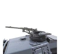 Mato Cupola - Ametralladora de metal para Heng Long 3848/49/68-1 1/16 1:16 RC Panzer III, IIIH, Stug III Tank