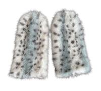 Matoebyr Polainas Peludas para Mujeres,Fundas Para Botas Cálidas Con Estampado De Leopardo - Cubierta para Botas de Polainas Peludas - para Jovenes Novia Esposa Hermana Viajes Compras