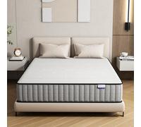 Matoresu Colchón Doble de 21 cm: la Cama híbrida de Espuma viscoelástica con resortes Interiores en una Caja para un máximo Apoyo y Alivio de presión, colchón de tamaño Doble (200 x 140 x 21 cm)