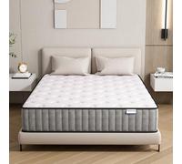 Matoresu Colchón Doble pequeño de 21 cm. La Cama de Espuma viscoelástica híbrida de muelles en una Caja para el máximo Apoyo y Alivio de presión, pequeño colchón Doble de 120 x 200 cm