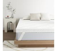 Matoresu Topper de 140 x 200 cm, 10 cm de altura con funda extraíble y lavable, certificado Öko-Tex, transpirable y cómodo, grado de dureza H4, soporte para la espalda