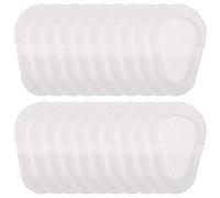 Matory 20 piezas estériles no tejidas almohadillas para los ojos parches no tejidos adhesivos para heridas (20)