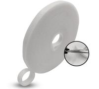 MatoSan® Bridas de velcro de 10 m, cinta de velcro recortable para gestión de cables, rollo de cinta de velcro de 10 mm de ancho, organizador de cables reutilizable con cierre de velcro para