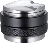 MATOW Distribuidor y manipulador de café de 53 mm, nivelador de café de doble cabezal para portafiltro Breville de 54 mm, profundidad ajustable, manipuladores profesionales de mano espresso