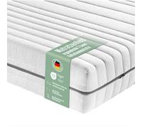 Matratzenheld Wellness Colchón de espuma fría de 7 zonas, dureza 4 (H4), 100 - 120 kg, certificado Öko-Tex, altura 18 cm, 180 x 200 cm