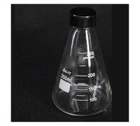 Matraz de vidrio de borosilicato cónico con tapa de rosca y boca Erlenmeyer de 50 ml, 100 ml, 150 ml, 250 ml, 500 ml, 1000 ml, 2000 ml. Cristalería de laboratorio.(2000ml)