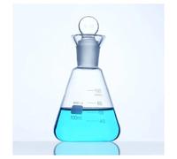 Matraz de yodo con tapa, matraz de vidrio de alto valor de yodo, equipo de laboratorio(100ml)