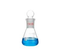 Matraz Erlenmeyer Cónico Tapón Cristal Junta Esmerilada Lab-50mL 19/26#