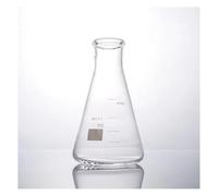 Matraz Erlenmeyer de 250 ml con cuello de vidrio de borosilicato 3.3, matraz cónico triangular, equipo de laboratorio(With Silicone Plug)