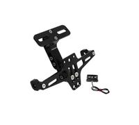 Matrícula De Motocicleta para Kawasaki Z750 Z800 con Luz LED Soporte De Matrícula Universal para Motocicleta Portamatriculas De Moto(Negro)