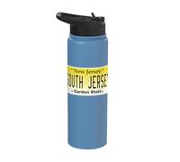 Matrícula de South Jersey NJ City New Jersey Home Stainless Steel Insulated Water Bottle