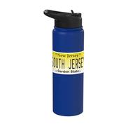 Matrícula de South Jersey NJ City New Jersey Home Stainless Steel Insulated Water Bottle