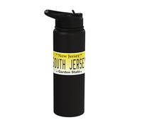 Matrícula de South Jersey NJ City New Jersey Home Stainless Steel Insulated Water Bottle
