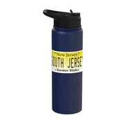 Matrícula de South Jersey NJ City New Jersey Home Stainless Steel Insulated Water Bottle