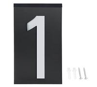 Matrícula LED para matrícula, luz de puerta, luz LED de matrícula, luz solar para exteriores, número de LED, para exteriores, energía solar, 6 luces LED