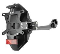 Matrícula para Motocicleta Guardabarros Trasero Para Motocicleta Para X-ADV 750 Para Todo El Año Con O Sin Soporte Para Matrícula Soporte Matricula Moto(Black B)