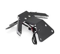 Matrícula para Motocicleta para CFMOTO para 250NK 400NK 650 NK 2018-2022 Soporte Matrícula De Motocicleta Luz Intermitente LED Trasera para Guardabarros para Fender Eliminator(A)