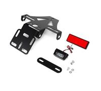 Matrícula para Motocicleta Soporte Universal para Marco de Placa de matrícula de Motocicleta, ángulo Ajustable, Piezas de Motor y Bicicleta para Fender Eliminator