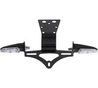 matrícula Soporte Moto para CB650F 2014-2024 Kit Eliminador Guardabarros con Intermitentes para LED Soporte Matrícula Portamatrículas(Clear)