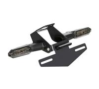 matrícula Soporte Moto para Kawasaki para Ninja para 400 500 Z500 para Z400 para Z300 Soporte Matrícula Guardabarros Trasero con Intermitentes para LED(Smoke)