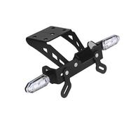 matrícula Soporte Moto para Suzuki GIXXER 150/250 2021-2025 Soporte Matrícula con Eliminador Guardabarros Trasero para LED Luz Giro(Clear)