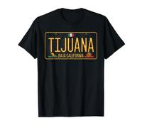 Matrícula Tijuana México Baja Frontera Tijuanense TJ Camiseta