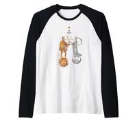 Matrimonio alquímico del Rey/Reina Sol y Luna Camiseta Manga Raglan